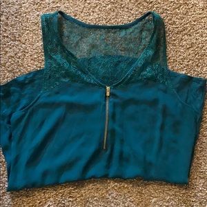 Express lace tank top